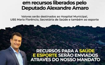 Borrazópolis recebe mais de R$500 mil reais em emendas do deputado Alexandre Amaro