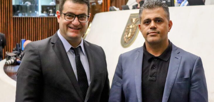 Deputado recebe a visita do Vereador de Arapongas Rodrigo de Deus