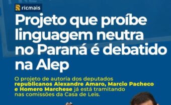 Projeto de Linguagem neutra é debatido na Assembleia