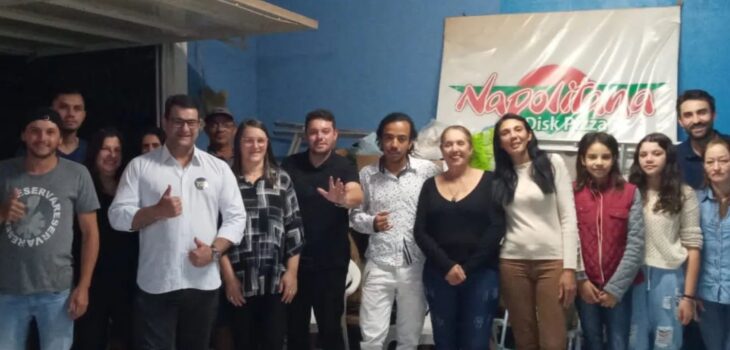Deputado Amaro visita município de Barracão em caminhada da vitória