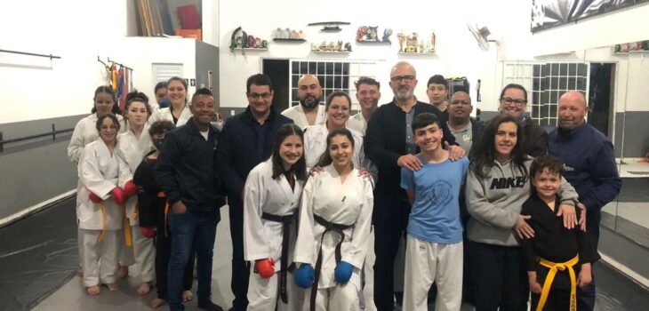 Amaro visita CT Shakugan em Piraquara