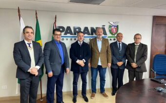 Deputado Amaro e Deputado Aroldo visitam secretário de Segurança Pública do Paraná