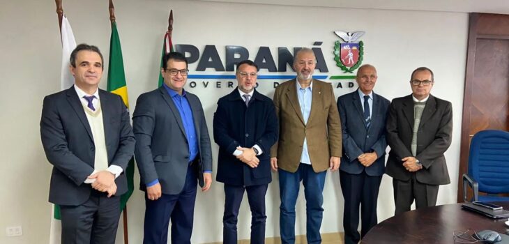 Deputado Amaro e Deputado Aroldo visitam secretário de Segurança Pública do Paraná
