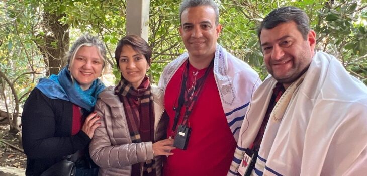 Deputado Amaro participa da Santa Ceia em Israel, e ora por todos no Brasil