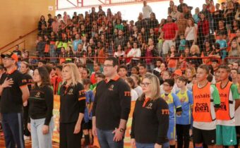 Amaro participa de evento da FTU em ginásio da capital.