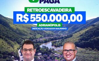 Deputado Amaro e Aroldo Martins destinam emenda para Adrianópolis