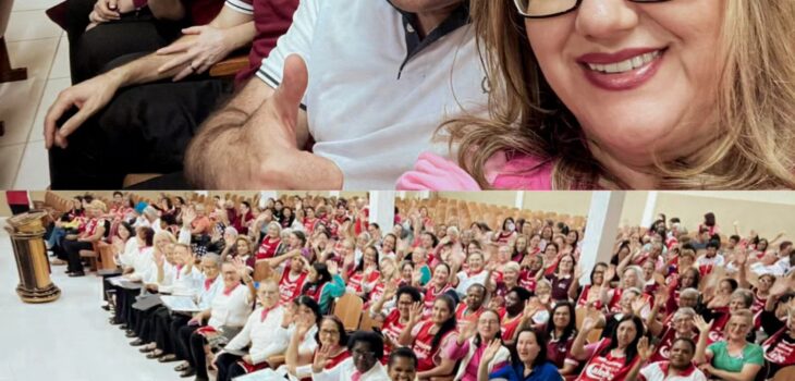 Deputado Amaro prestigia grupo calebe no Templo Maior