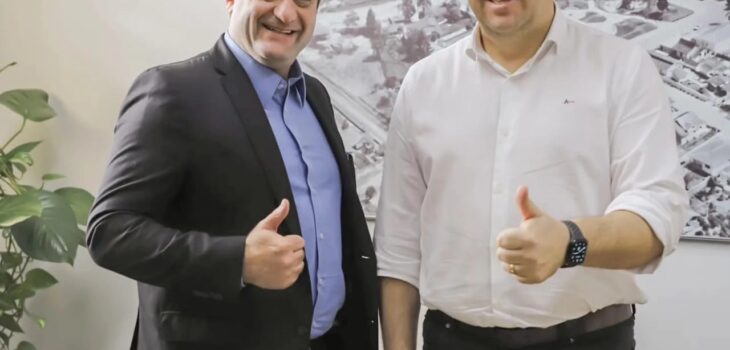 Amaro esteve nesta semana com o Prefeito Bihl Zanetti de Campina Grande do Sul