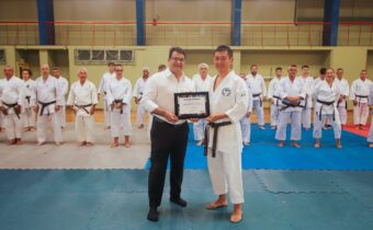 Amaro participa de cerimônia de abertura do Gashuku evento de Artes Marciais