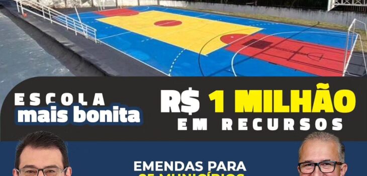 Amaro destina 1 milhão em recursos do programa Escola Mais Bonita