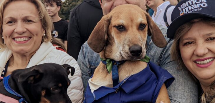 Amaro participa de encontro pet com Eduardo Pimentel às vesperas da eleição