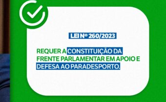 Amaro participa de criação de frente parlamentar em apoio ao paradesporto na Alep