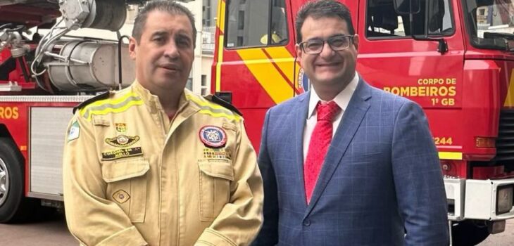 Deputado Amaro participa de culto em Quartel do Corpo de Bombeiros no Paraná