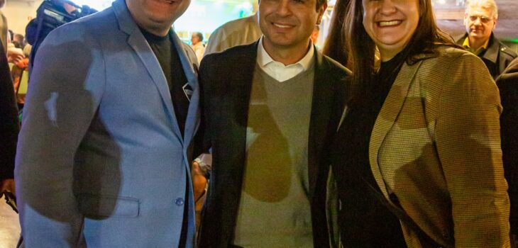 Amaro e demais deputados participam de evento no Clube Santa Mônica