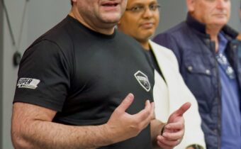 Amaro visita a Arena Ricardo Santos